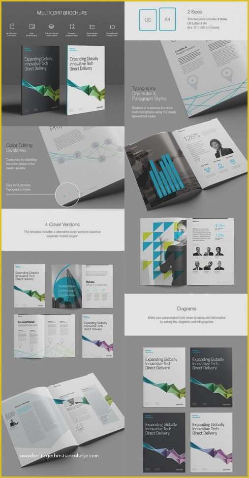 Multi Page Brochure Template Free Of Multi Page Brochure Template Free