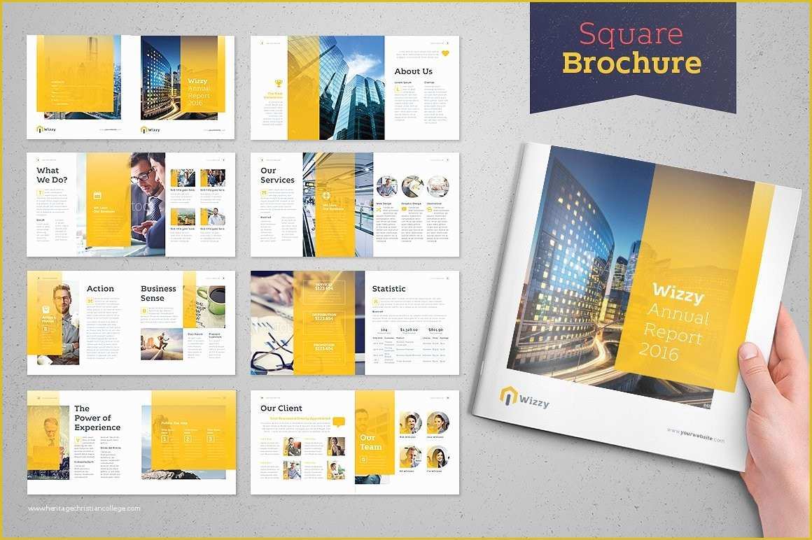 Multi Page Brochure Template Free Of Multi Page Brochure Template Free Wizzy Brochure Square