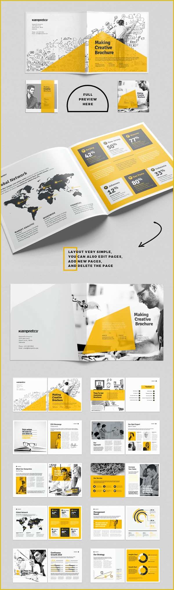 Multi Page Brochure Template Free Of New Catalog Brochure Design Templates Design