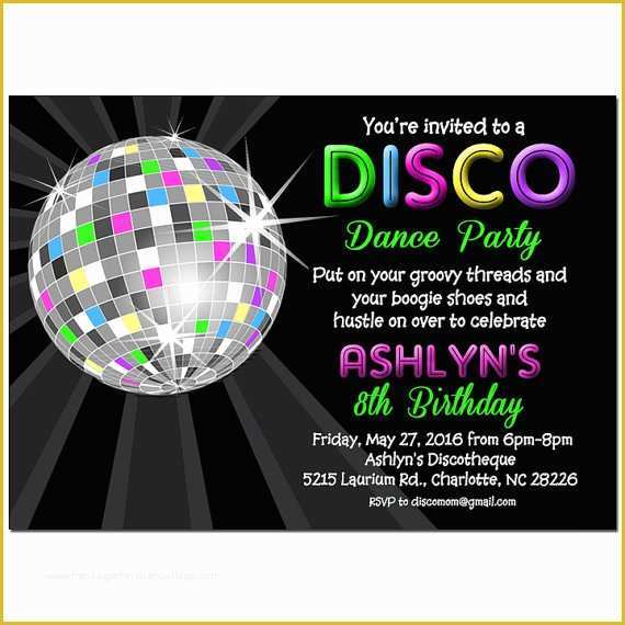 neon-party-invitations-templates-free-of-disco-ball-neon-invitation