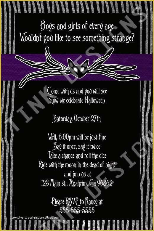 Nightmare before Christmas Invitations Templates Free Of Best 28 Nightmare before Christmas Invitations