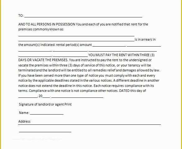 Notice to Vacate Template Free Of 20 Notice to Vacate Templates Pdf Google Docs Ms Word