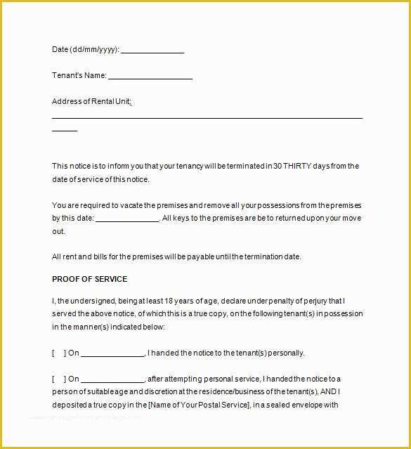 Notice to Vacate Template Free Of Notice Templates 104 Free Word Pdf format Download