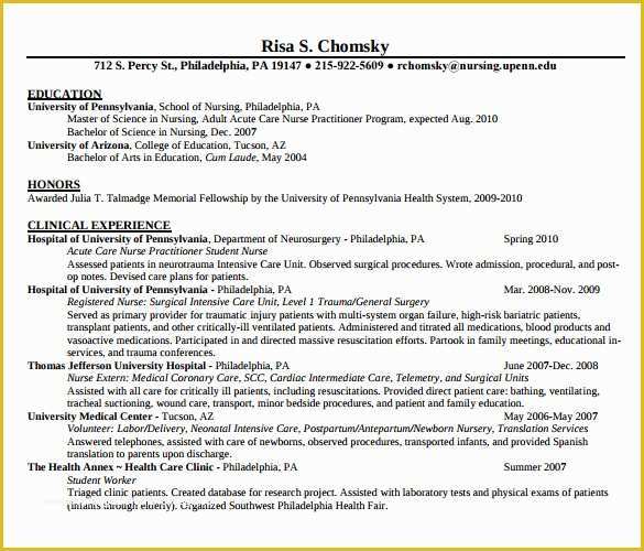 Nurse Resume Template Free Download Of Acting Resume Example Search Results
