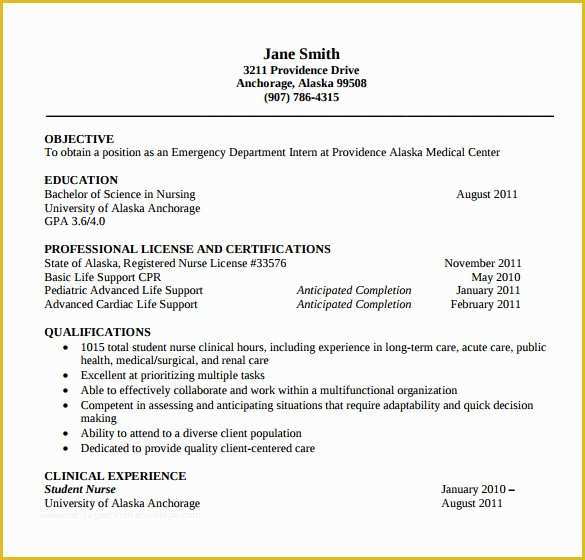 Nurse Resume Template Free Download Of Registered Nurse Resume 9 Download Free Documents In