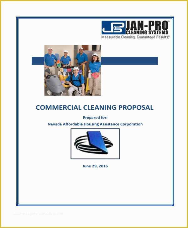 Office Cleaning Proposal Template Free Of Cleaning Service Proposal Templates 8 Free Word Pdf