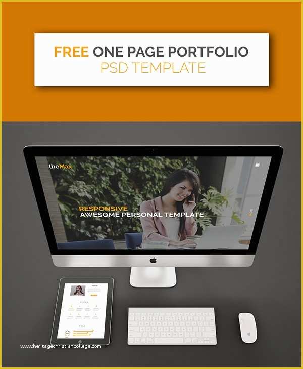 One Page Portfolio Template Free Download Of 30 Free Portfolio Psd Template Designs