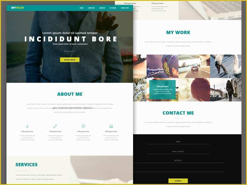 One Page Portfolio Template Free Download Of High Quality 50 Free Corporate and Business Web Templates