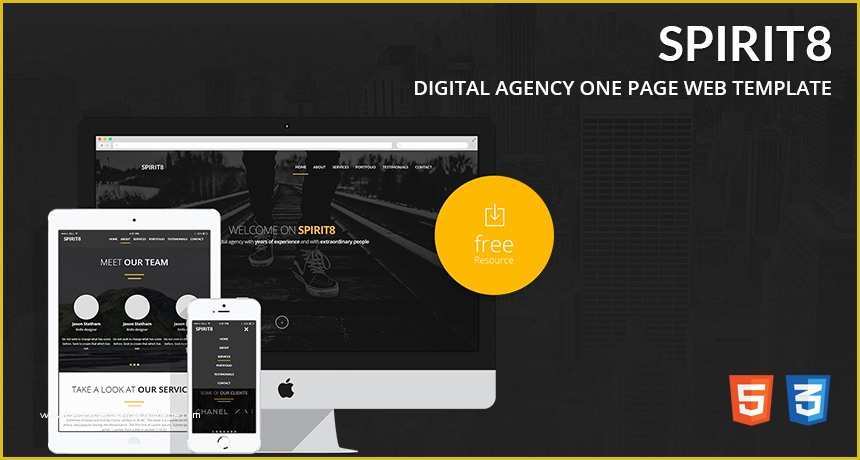 One Page Portfolio Template Free Download Of Personal Portfolio HTML Template