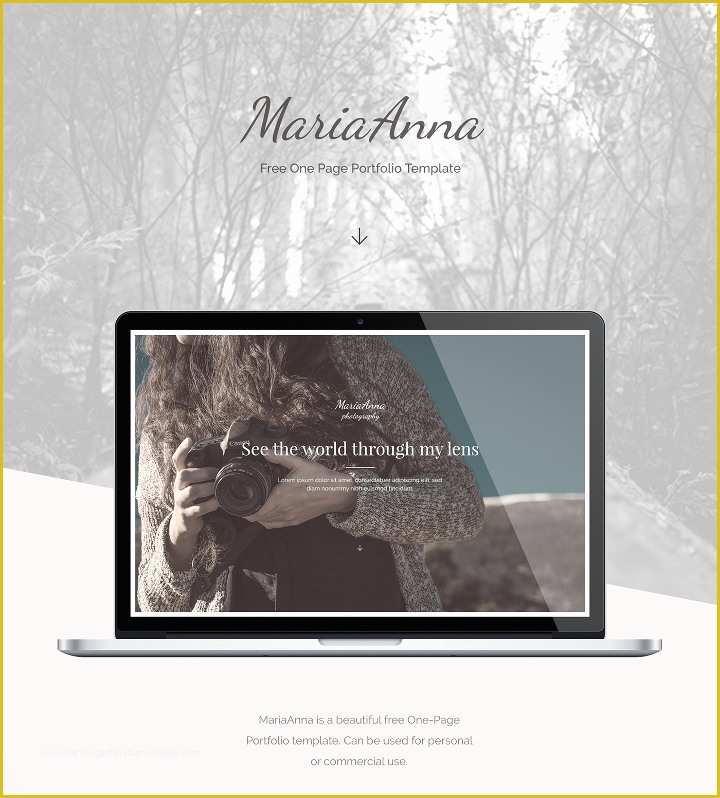 One Page Portfolio Template Free Download Of Portfolio Design to Inspire 24 Design Templates to