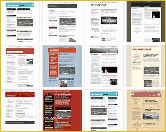 Online Newsletter Templates Free Of 100 Free HTML Email Newsletter Templates Patternhead