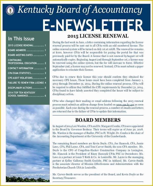 Online Newsletter Templates Free Of 28 Newsletter Template Free Psd Ai Word Pdf