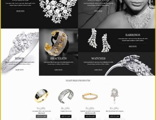 Online Shopping Templates Free Download In PHP Of 15 Jewelry PHP themes &amp; Templates