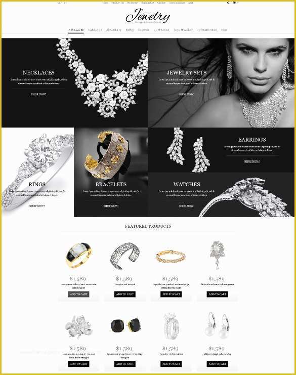 Online Shopping Templates Free Download In PHP Of 15 Jewelry PHP themes & Templates