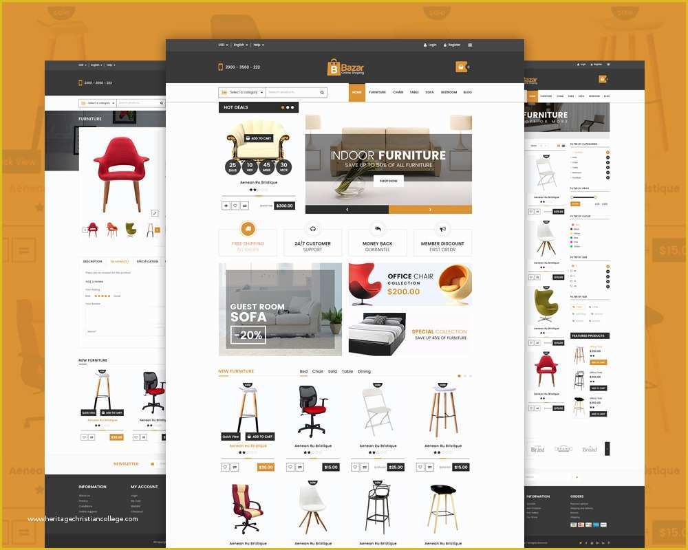 Online Shopping Templates Free Download In PHP Of Line Retail Store Website Template Free Psd Download Psd