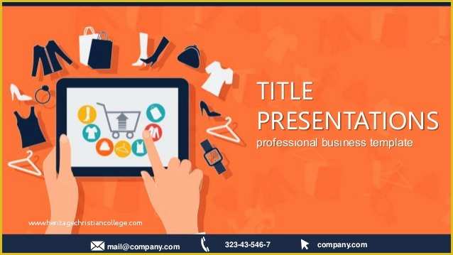 Online Shopping Templates Free Download In PHP Of Line Shopping Powerpoint Template