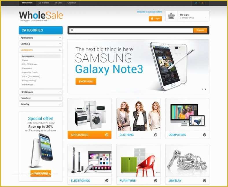 Online Shopping Website Templates Free Download Of 10 Shopping Cart Website Templates & themes
