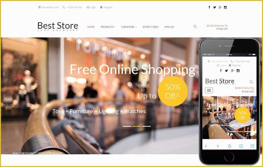 Online Shopping Website Templates Free Download Of Best Store A E Merce Category Responsive Web Template