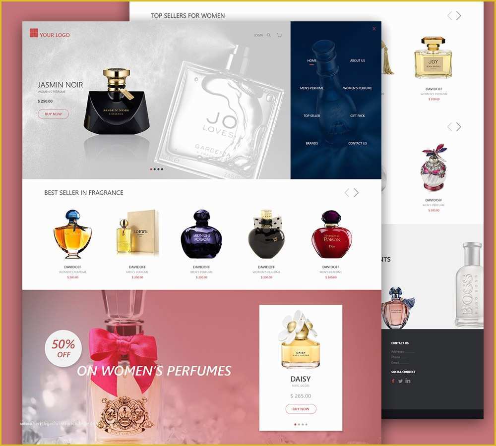 online-shopping-website-templates-free-download-of-e-merce-perfume-shop-free-psd-template