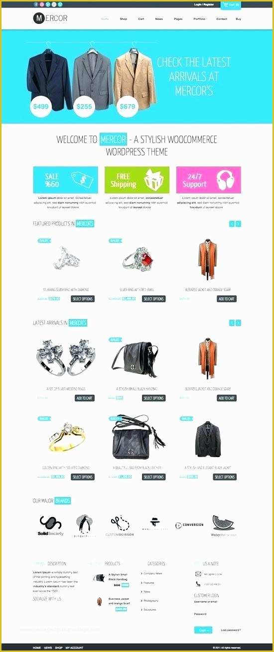 Online Shopping Website Templates Free Download Of Shopping Web Template – Skincense