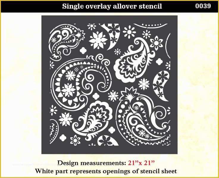 Paisley Stencil Templates Free Of 70 Best Images About Lace Painting On Pinterest