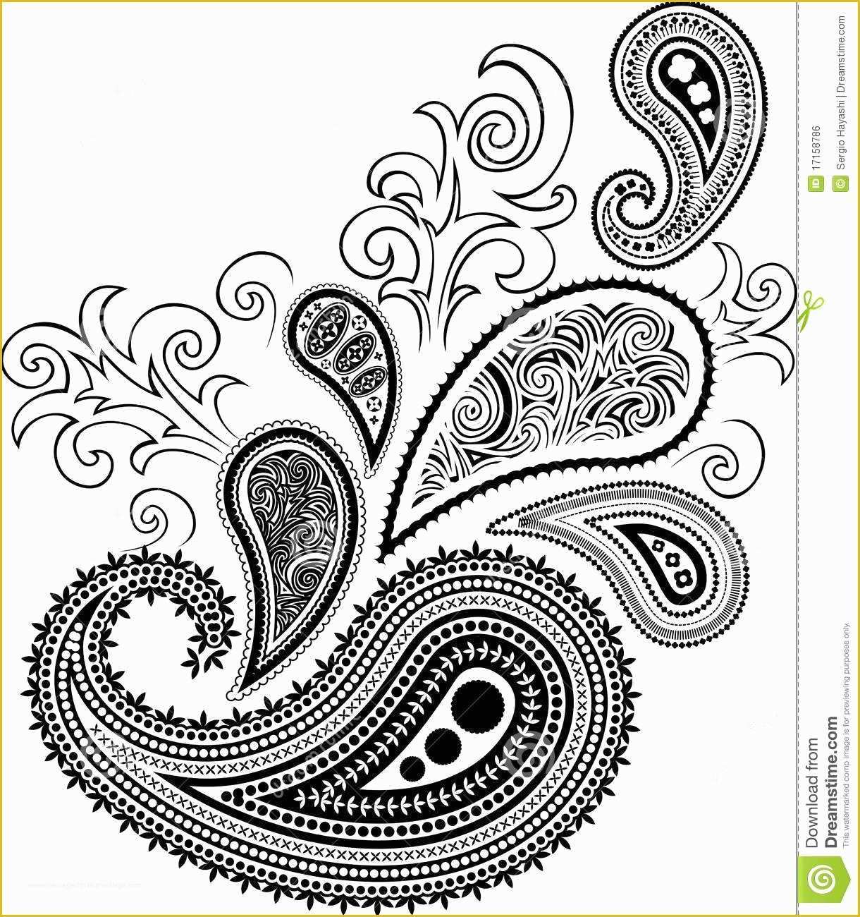 Paisley Stencil Templates Free Of Paisley Coloring Pages Bing Tatoo