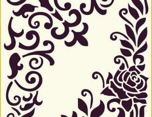 Paisley Stencil Templates Free Of Paisley Stencil Printable Clipart Best