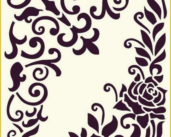 Paisley Stencil Templates Free Of Paisley Stencil Printable Clipart Best