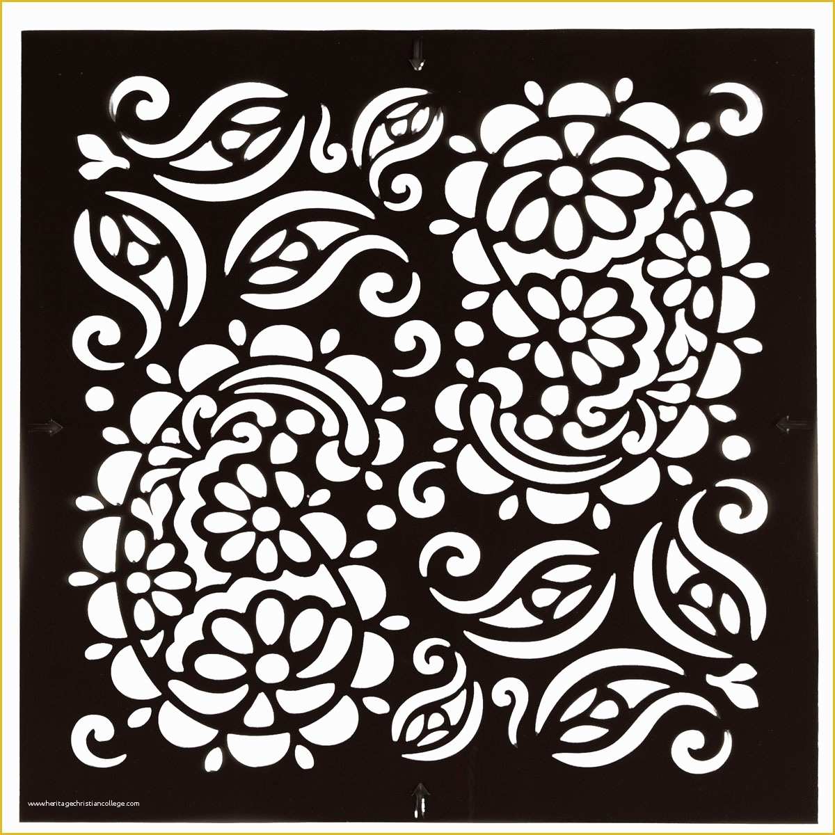 Paisley Stencil Templates Free Of Tulip Textile Stencils