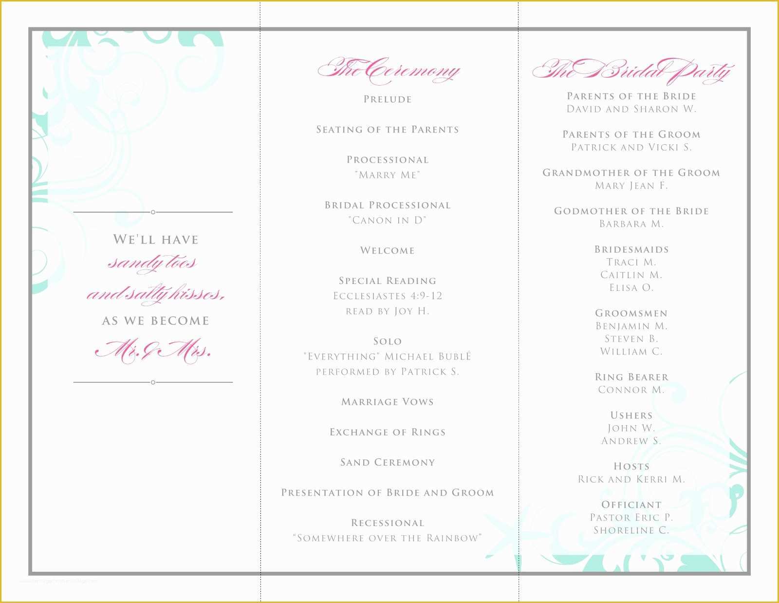 Party Program Template Free Of Retirement Program Template