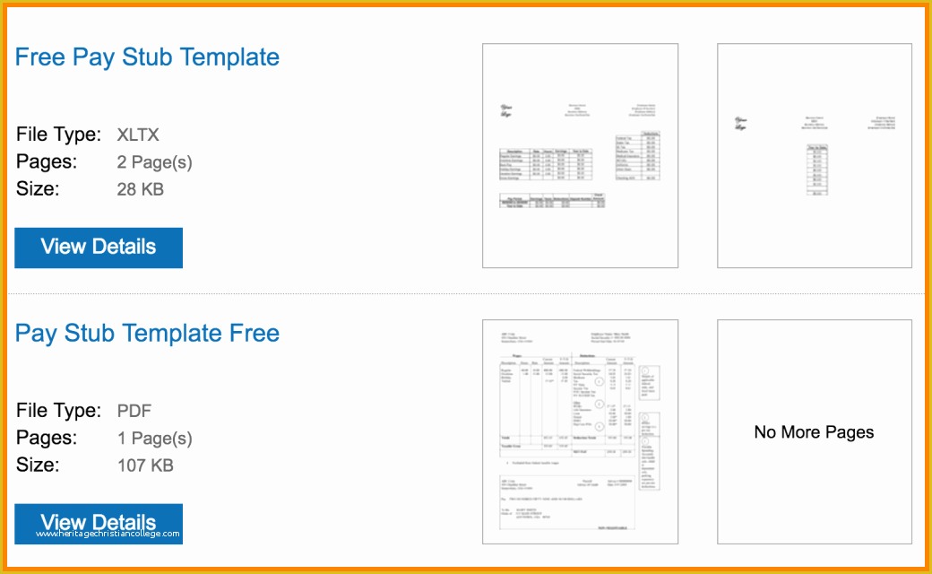 Pay Stub Template Word Document Free Of 6 Paycheck Stub Template Microsoft Word