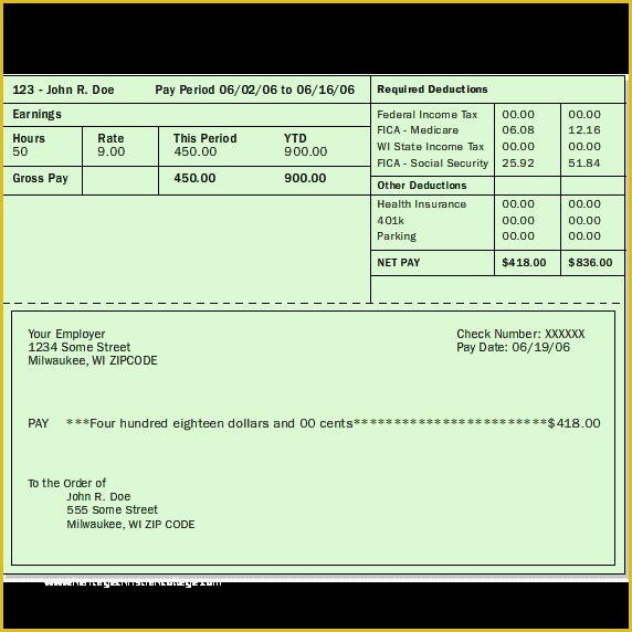 Pay Stub Template Word Document Free Of Download Blank Pay Stub Templates Excel Pdf