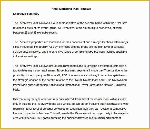 Personal Marketing Plan Template Free Of 33 Word Marketing Plan Templates Free Download