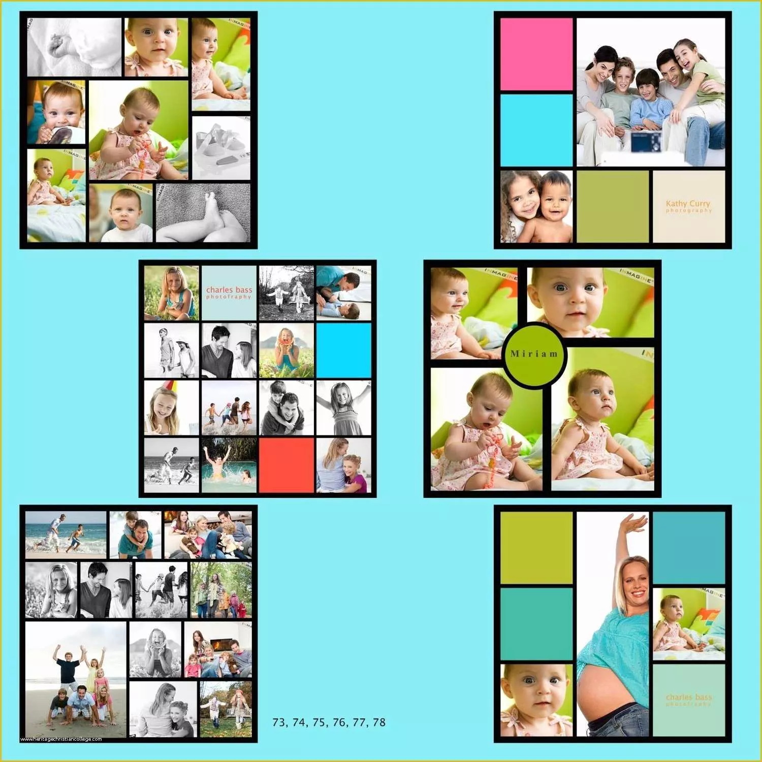 2 Picture Collage Template