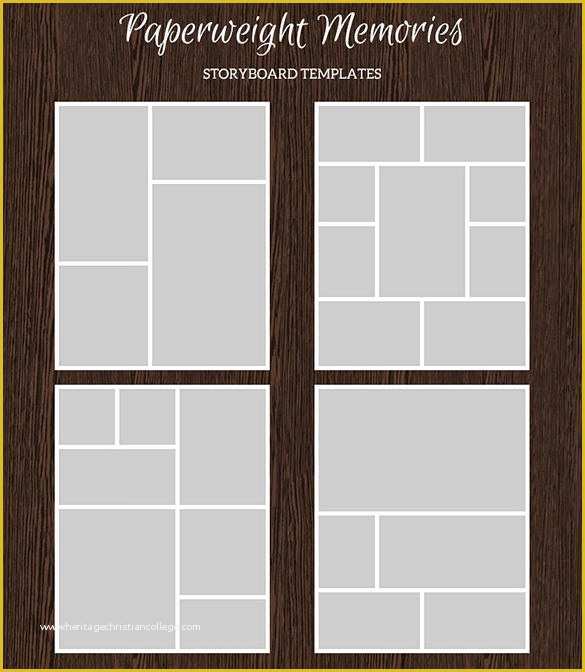Photo Collage Templates Free Download Of 82 Storyboard Templates Pdf Ppt Doc Psd