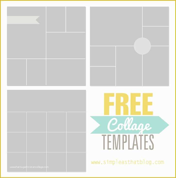 Photo Collage Templates Free Download Of Free Collage Templates From Simple as that