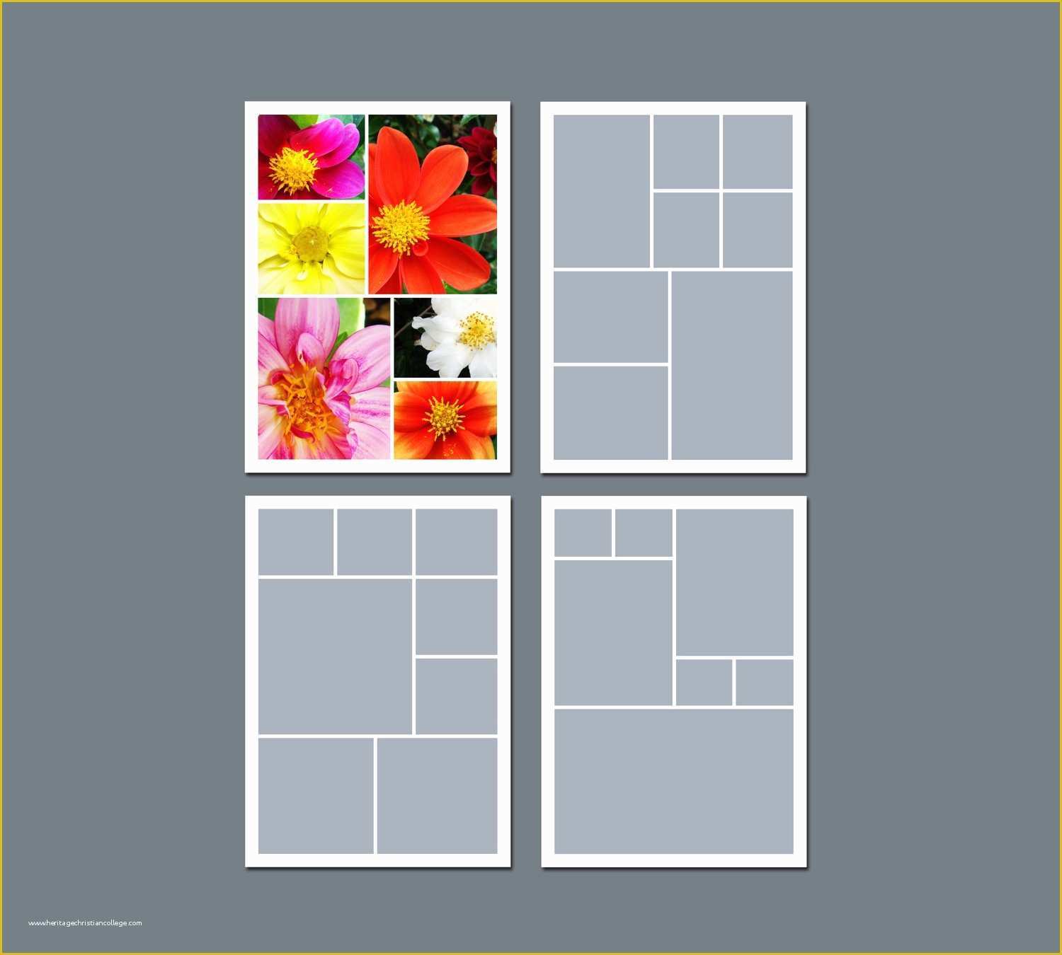 Photo Collage Templates Free Download Of Instant Download Collage Template Digital Template