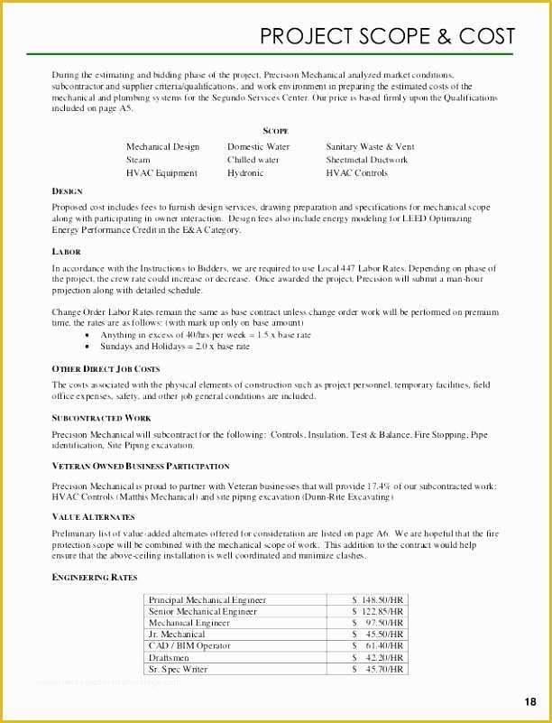 Plumbing Proposal Template Free Of 10 Plumbing Proposal Template Eoira