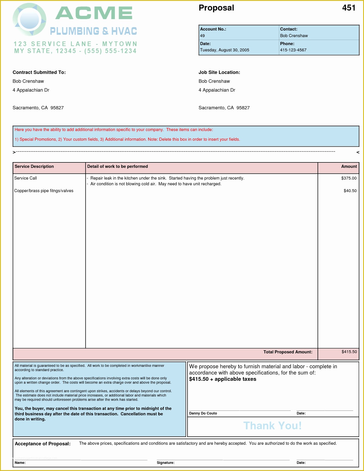 Plumbing Proposal Template Free Of Best S Of Free Printable Proposal Template Free