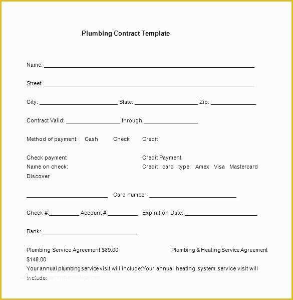 Plumbing Proposal Template Free Of Plumbing Proposal Template Free – Evrika