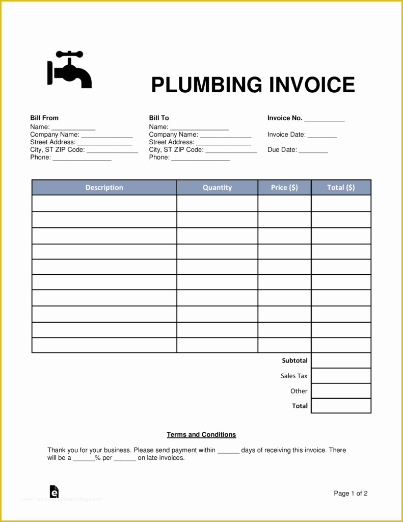 Plumbing Quotation Templates Free Of Plumbing Quote Template Pertamini