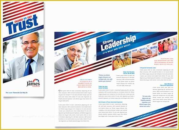 Political Campaign Templates Free Of 9 Election Brochure Templates – Free Psd Eps