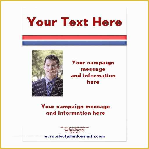 Political Campaign Templates Free Of Election Campaign Flyer Template