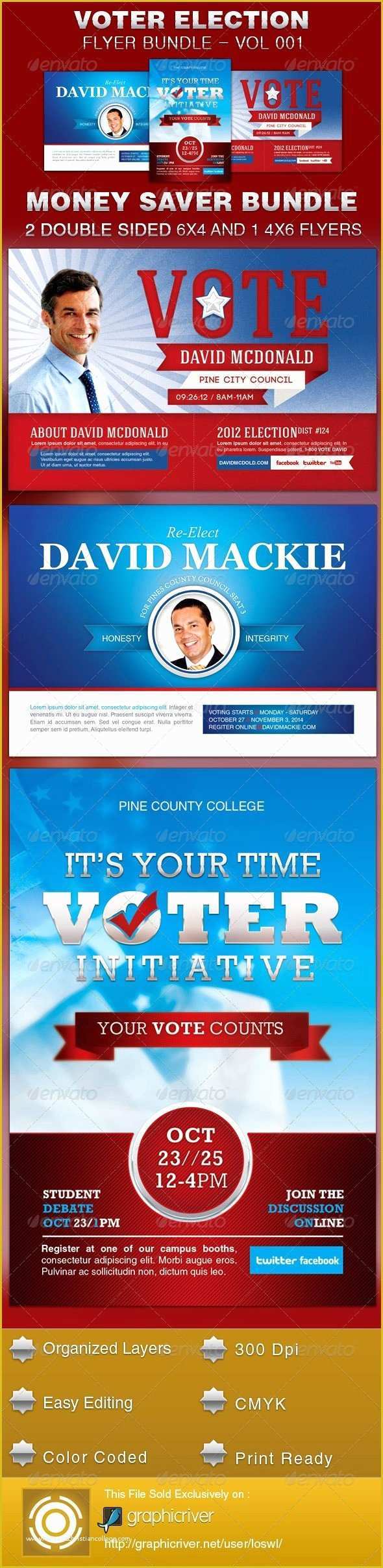 Political Campaign Templates Free Of Quality Graph Election Flyers Templates Free