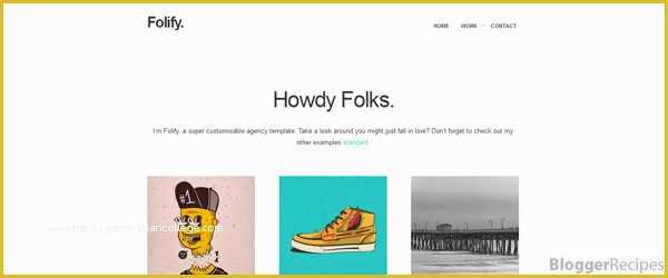 Portfolio Template Free Of 10 Awesome Portfolio Blogger Templates