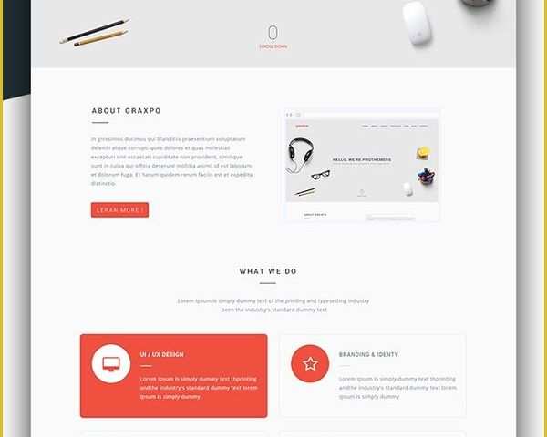 Portfolio Template Free Of 201 Amazing Free Psd Website Templates