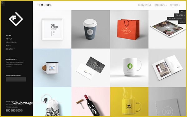 Portfolio Template Free Of Folius Portfolio Template