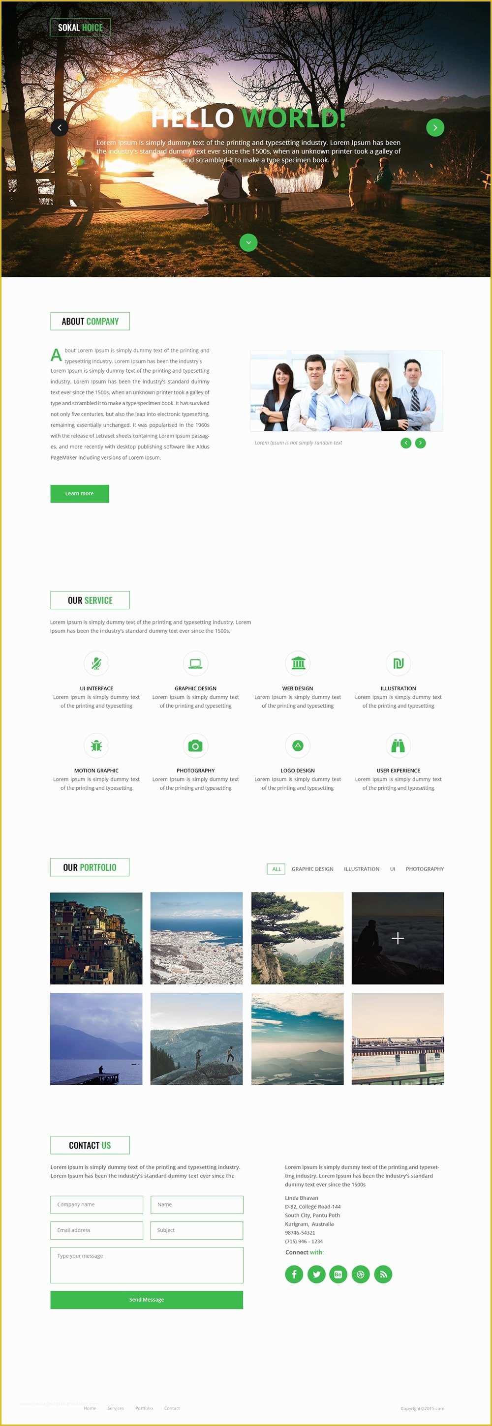 Portfolio Template Free Of Free Corporate and Business Web Templates Psd