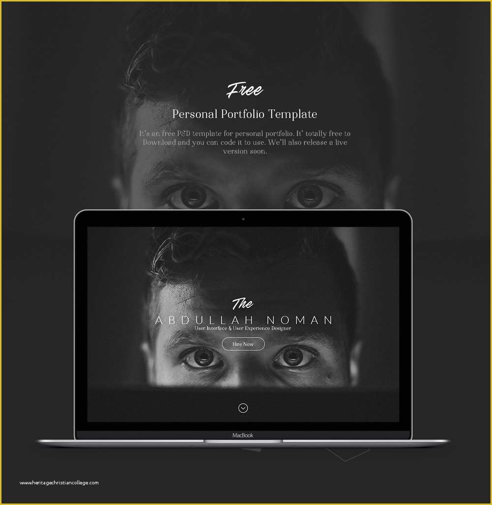 Portfolio Template Free Of Free Portfolio Website Templates Psd Css Author