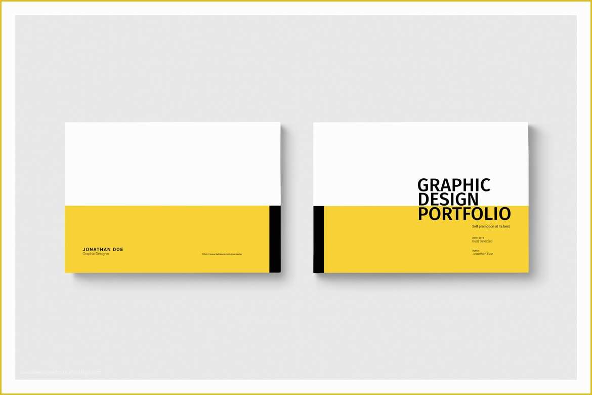 Portfolio Template Free Of Graphic Design Portfolio Template